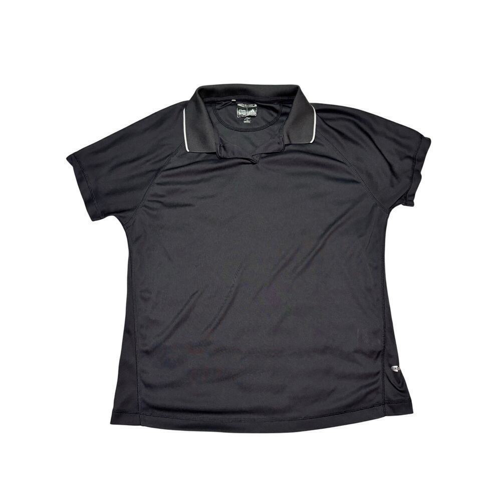 Adidas Black Golf Polo ClimaCool Shirt, Unisex Youth XL, Kids XL